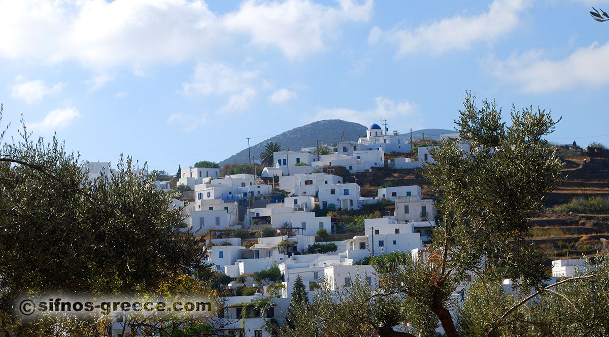 Byn Apollonia på Sifnos