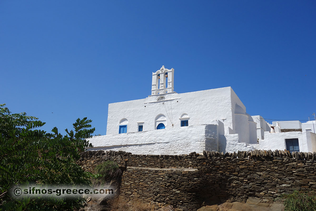 Kyrkan Panagia ta Gournia i Sifnos