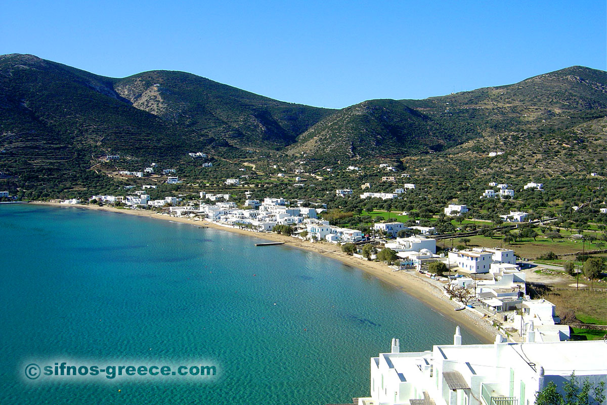 Stranden i Platis Gialos