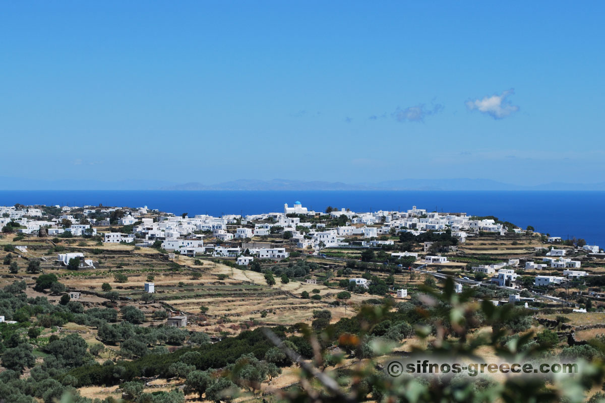 De centrala byarna Sifnos