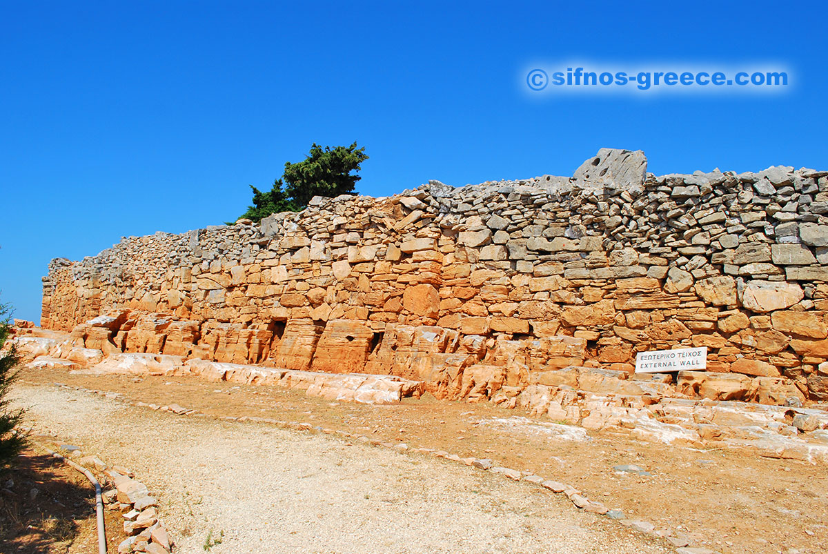 Väggen av de citadellet, Agios Andreas
