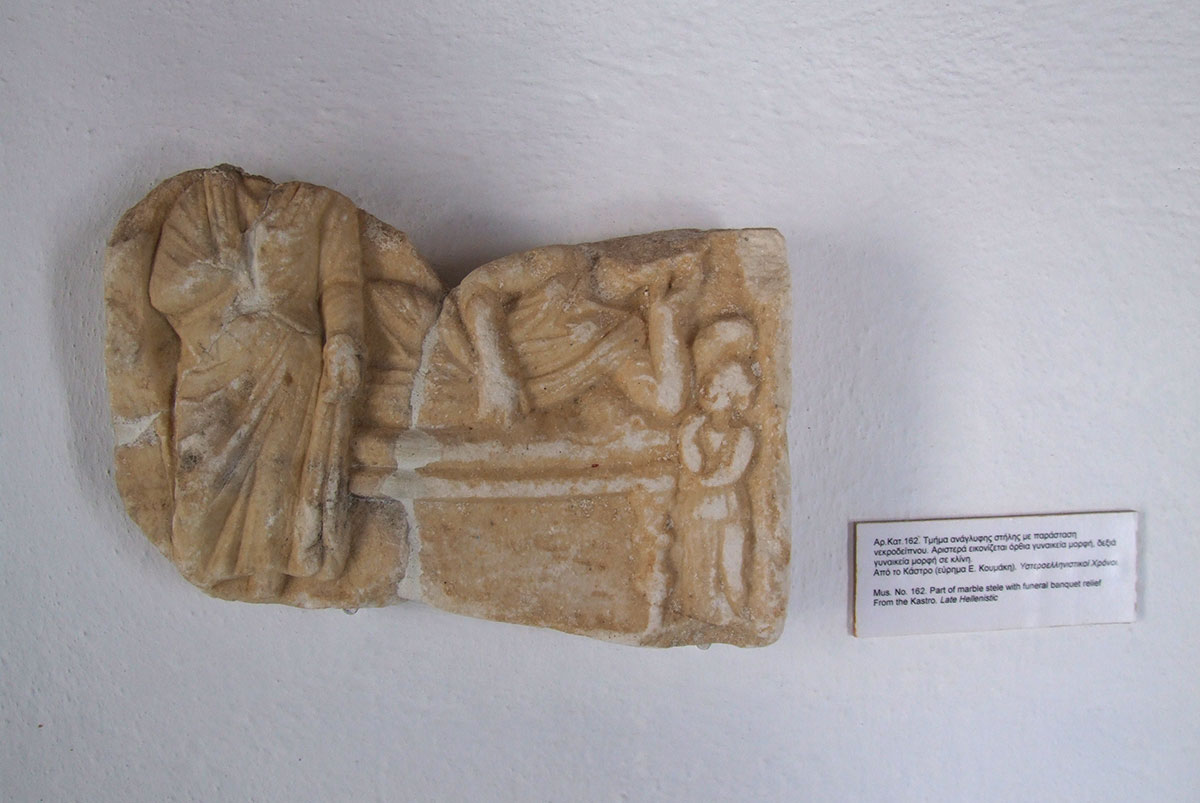 Utställningar i det arkeologiska museet i Sifnos
